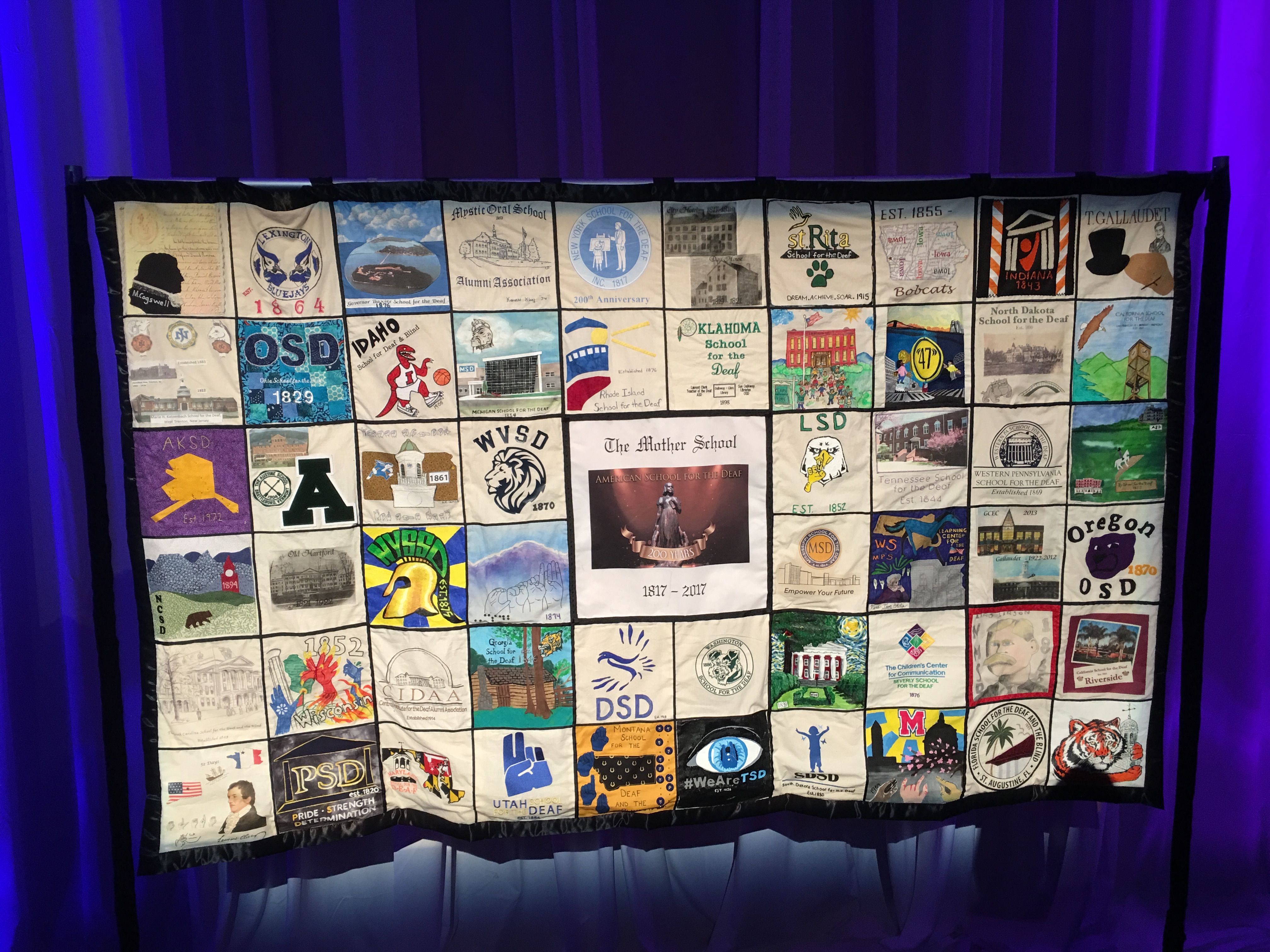 ASD 200 anniversary quilt