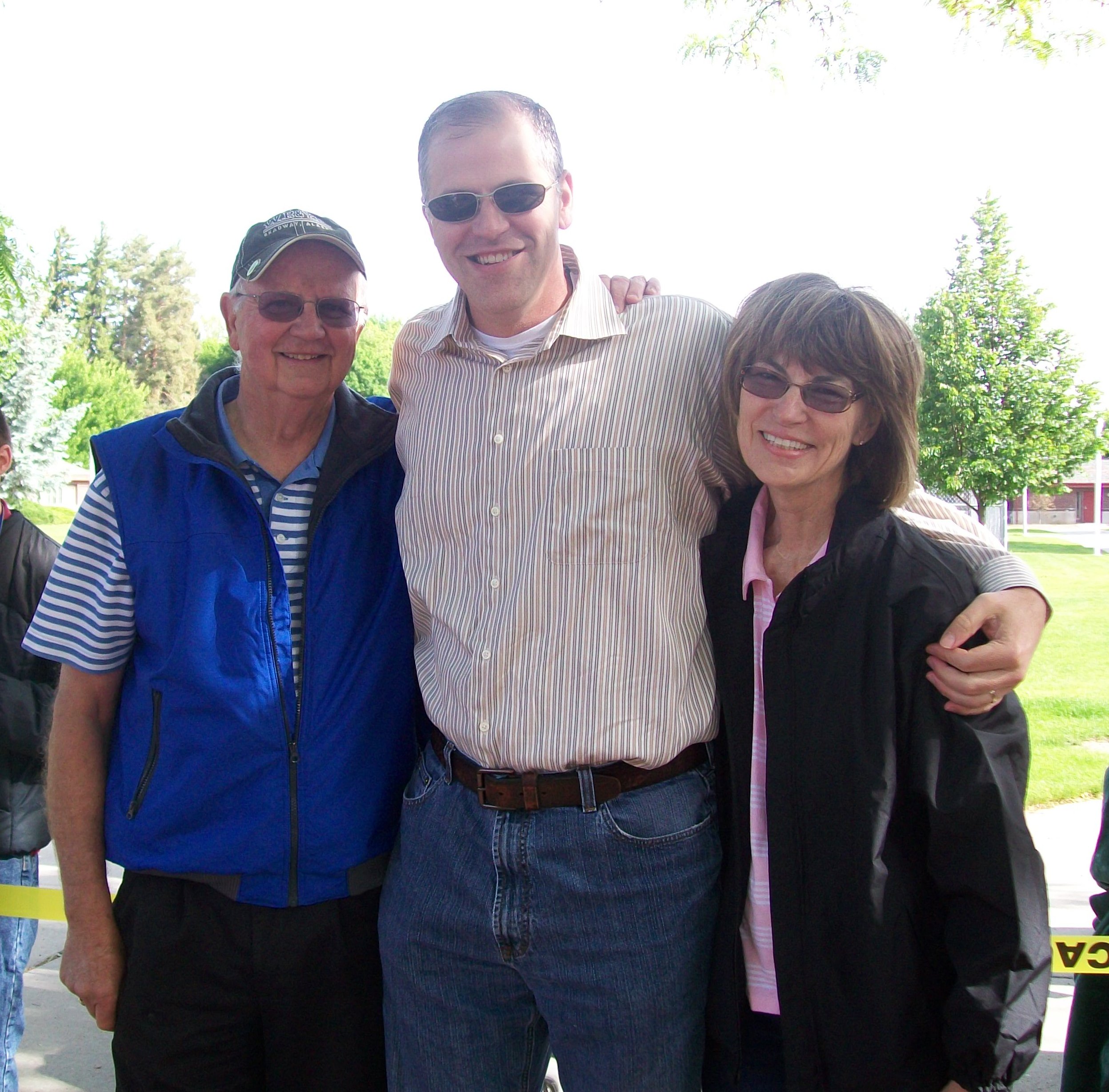 Ron, Brian and Loretta Darcy